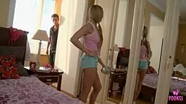 Nova L stuffs Noah R's hard cock deep in cunt