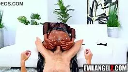 Whoa latex babe nicole kitt takes vince karter's cock and dildo dp hardcore!