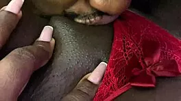 busty neighbor in red panties distracts me begging for rough fuck