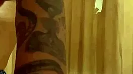 Pissing in Open Public Toilet as Crowds Watch