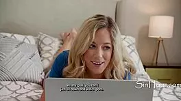 Blonde teen cousin bonds with intense taboo sex play