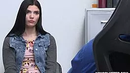 Officer Sideways Pounds Sadie Blake's Shoplift Pussy