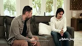 blindfolded dana vespoli tricked into kinky double anal deflowering