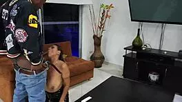 fiesta where brunettes party hard with huge cocks in shower fun!