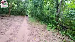 uhh hot thai babe's tight pussy licked outdoors... creampie fun with my slutty friend!