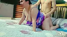 neighbor fucks me hard big cock cheatin' wife home alone