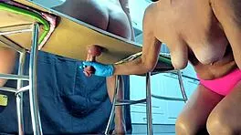 she drains his balls in wild bdsm cum extraction