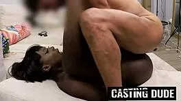 big tits ebony stretched tight pussy gagging deepthroat amateur casting