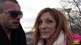 Hunt4k: Hot Chick Fucked Next to Boyfriend Outdoors