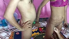 Popy khatun sucks and rides cock while hanif watches! 🔥🍆