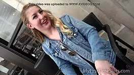 lila frey takes first public pounding by monster cock outdoor