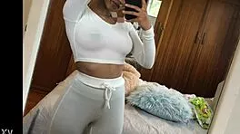 Megan smiles wildly during huge cock gangbang to massive orgasms