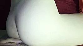 Juicy latina babe moans in taboo TV room creampie fuck session