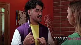 College Girl Breezy Bri Takes Brutal Freeuse Doggystyle MMF Pounding