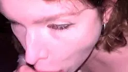 Girl Next Door Ghost Teases Wet Pussy in Lingerie Deepthroat Action