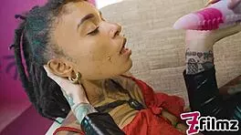 Alt tattoo lesbians toy fuck deepthroat pussy licking moaning