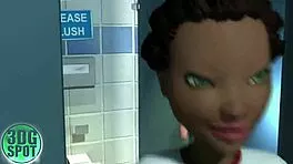 black teen 18+ sucks monster cock at glory hole