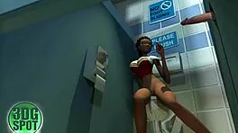 black teen 18+ sucks monster cock at glory hole