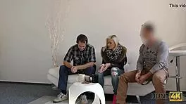 hey dude, i got cash so my girlfriend fucks this mature neighbor right in front of me