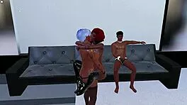 i fuck hot milf and young babe in steamy threesome anal pounding