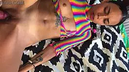 Petite latina whispers que rico as tight pussy stretches around monster cock