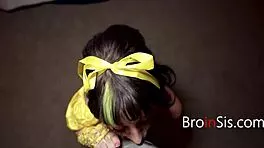 OBLIVIOUS STEPSIBLINGS GO NASTY AT HALLOWEEN PARTY IN COSTUMES!