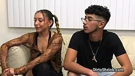 Hidden cam catches doctors eating juicy Latina pussy then hardcore threesome therapy fuck