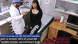 tampa uni nurse selena sativa spreads shaved pussy for anal toys and gaping exam