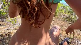 αναλ σεξ έξω στην παραλία nordestina με καυτή milf! 🏖️