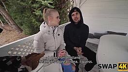 سواب4ك زوج منحرف ينيك بنت شابة 18+ بعد تدليك أقدام بينما الكوكولد يتفرج