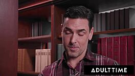 Adult Time - Kurvica tinejdžerka 18+ PAWG Heather Honey gangbanged od starijeg osoblja u javnoj biblioteci