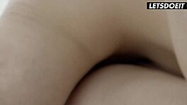 Petite Tattooed Girlfriend Screams Through Multiple Orgasms - LetsDoeIt