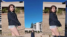 Я встретил эту тикток-порно звезду Nala Nova на улице, её сочная задница взяла мой огромный член жёстко!