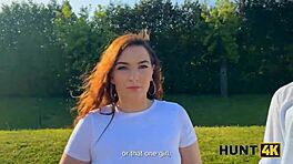 يا كوك، يشاهد صديقة مراهقة 18+ تُضرب من قبل رجل التقاط عند البركة 😏