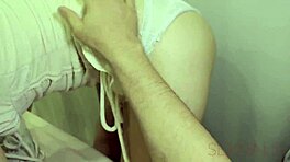 Viagra Unfall mit Stiefsohns Braut! Sie bläst und nimmt Creampie in ihren großen Arsch!