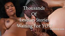 Tínedžerská lesbická skupina s tryskajúcim orgazmom a veľkými prsami