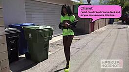 Lille Fuck Legetøj Chenal Skye Tager Bryan Gozzling's Kød Op i Røven Intenst