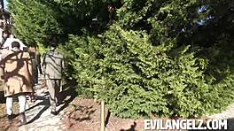 Lukker Aftalen Med Alexis Crystals Threesome Eventyr