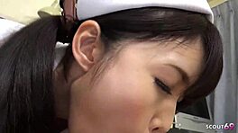 病院で患者に中出しされちゃう！