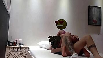 com minha visinha no motel transando gostoso