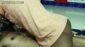 Desi teen couple fucks rough on cams