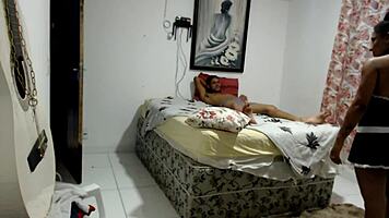 Blonde bombshell gives backstage blowjob and facial. 😈