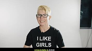 Aiden Ashley and Charlotte Sins in Raw Lesbian Action