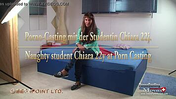 Watch Chiara's Intense Casting Fuck! Facial Cumshot After Deep Blowjob Sucking?