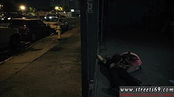 Teen Wears Glasses While Sucking Cock Outdoors