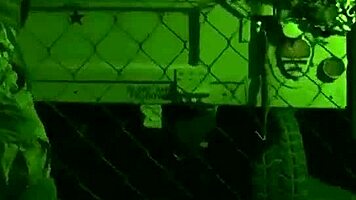 Arab marine sneaking in the base