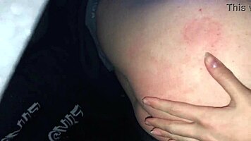 Female domination spanking handjob
