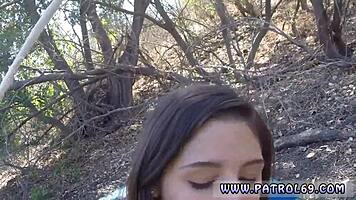 Faye Reagan's deepthroat on the border surprises everyone