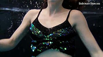 Wow, check Adriana's slutty underwater walk! So hot! 🔥