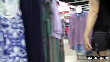 Glamorous Czech Teen Seduced in Shopping Centre, Plowed in POV